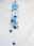 00160147: Carillon Feng Shui Chinois Oiseau Bleu 8682 boîte Bleu Vert PM