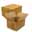09590016: Caisse Carton Cubique Simple Cannelure 25x18x14cm 1pc